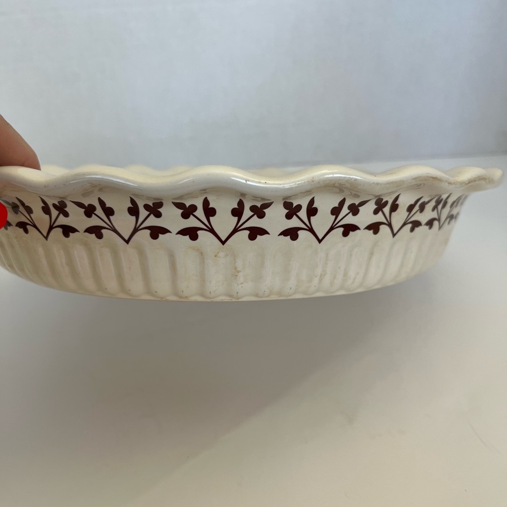 Fall Harvest Deep Dish Pie Plate - Paula Deen